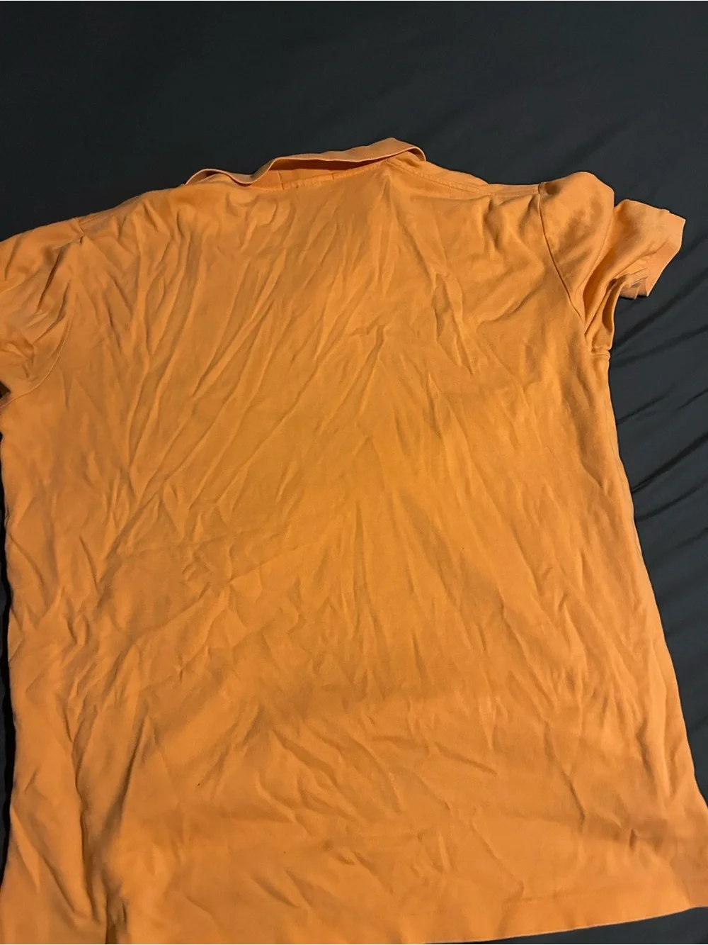 Ralph Lauren Orange Polo Shirt with Contrast Pony